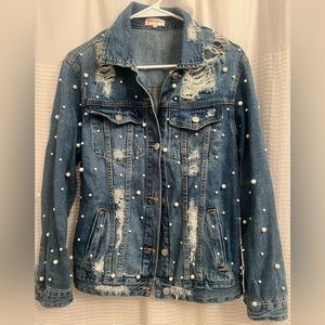 Sunset & Spring
Embellished Denim Jacket
